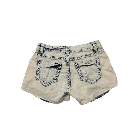 Rue 21 Size 0 Vintage Low Rise USA Sequin Star Embroidered Patches - Picture 2 of 4